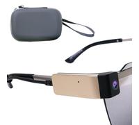 SNBGRYE Lunettes De CaméRa, CaméRa De Lunettes 1080P HD, Microphone IntéGré, Champ De Vision De 88°, Objectif D'Enregistrement Audio Et VidéO, pour La Conduite, La RandonnéE,A
