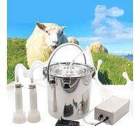 SNBGRYE Machine à Traire éLectrique à Impulsion sous Vide (3L 5L 10L), Simule La Traite Manuelle, S'ArrêTe Automatiquement Lorsqu'Elle Est Pleine, pour Vaches LaitièRes, ChèVres, Bovins,Sheep-3L
