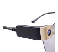 SNBGRYE Mini CaméRa Mobile Portable, Lunettes à Clipser, Lunettes De CaméRa Intelligentes 1080p HD, Microphone IntéGré, Enregistreur De Voyage ExtéRieur (sans Lunettes),B