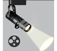 SNBGRYE Projecteur LED, Projecteur De ThéâTre/ScèNe Professionnel, RéGlage De L'Ouverture à 4 Niveaux, Projecteur à Zoom sur Piste, Bar, Restaurant, Projecteur Mural De Fond,20W-4000K