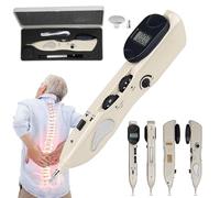 SNBGRYE Stylo D'Acupuncture (Rechargeable), Masseur MéRidien Corporel (Recherche Automatique des Points D'Acupuncture), 10 IntensitéS + 10 SensibilitéS, FréQuence D'Impulsion : 1-23 Hz