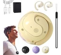 SNBGRYE Traducteur (114 Langues DifféRentes), éCouteurs Bluetooth avec Traduction en Temps RéEl, StéRéO HiFi BT 5.4, Lecture De Musique, Appels TéLéPhoniques, RéGlage du Volume,Yellow