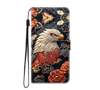 SNCLET Etui en Cuir PU Portefeuille Motif Antichoc Flip Case pour Nokia 3.4 Coque Antichoc Flip Case Anti-Choc Housse avec Fentes de Cartes Fonction Support, Fermeture Magnétique - Perroquets