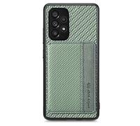 SNCLET Étui Portefeuille pour Samsung Galaxy A52 5G Housse de Protection Coque Shockproof,Porte-Cartes avec Magnétique,Coque Portefeuille en Fabric pour Samsung Galaxy A52 5G Cover,Vert