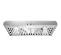 SNDOAS Hotte aspirante de 76,2 cm sous armoire, hotte de cuisine en acier inoxydable avec conduit et sans conduit de 76,2 cm, 3 voies d'aération, hotte d'aération de cuisine de 700 CFM, ventilateur