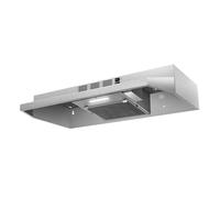SNDOAS Hotte de cuisine convertible en acier inoxydable de 76,2 cm avec contrôle à bouton à bascule, hotte d'aération avec lumière LED, ventilateur d'échappement à 2 vitesses, capot sous armoire