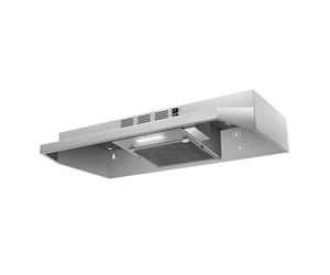 SNDOAS Hotte de cuisine convertible en acier inoxydable de 76,2 cm avec contrôle à bouton à bascule, hotte d'aération avec lumière LED, ventilateur d'échappement à 2 vitesses, capot sous armoire