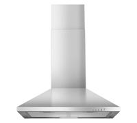 SNDOAS Hotte de cuisine de 61 cm, hotte d'aération de four en acier inoxydable, hotte de cuisine à montage mural, hotte d'échappement de cuisine de style cheminée avec bouton poussoir, hotte