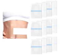 Sndperiexam Lot de 12 patchs jetables d'huile de ricin autocollants, anti-massage, anti-fuites d'huile de ricin, 11,9 cm (étanche)