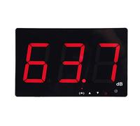 SNDWAY SW-525B Sonomètre Numérique 30-130 DB Avec Grand écran LCD Compteur De Bruit Décibel Mural Suspendu (525B) Lecteur De Niveau Sonore Décibel
