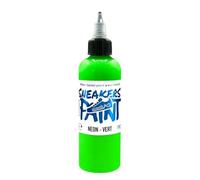 SneakArts Peinture Neon pour Cuir - Vert - 100ml - Personnalisation Sneaker, Chaussure, Maroquinerie, Vêtement, Jean