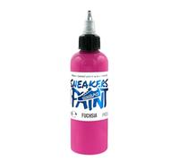 SneakArts Peinture pour Cuir et Textile - Fuchsia - 100ml - Personnalisation Sneaker, Chaussure, Maroquinerie, Vêtement, Jean