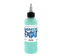 SneakArts Peinture pour Cuir et Textile - Menthe - 100ml - Personnalisation Sneaker, Chaussure, Maroquinerie, Vêtement, Jean