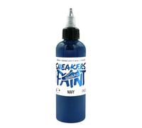 SneakArts Peinture pour Cuir et Textile - Navy - 100ml - Personnalisation Sneaker, Chaussure, Maroquinerie, Vêtement, Jean