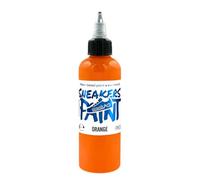 SneakArts Peinture pour Cuir et Textile - Orange - 100ml - Personnalisation Sneaker, Chaussure, Maroquinerie, Vêtement, Jean