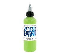 SneakArts Peinture pour Cuir et Textile - Vert Pastel - 100ml - Personnalisation Sneaker, Chaussure, Maroquinerie, Vêtement, Jean