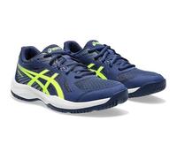ASICS Garçon Upcourt 6 GS Shoes, Blue Expanse Safety Yellow, 37 EU
