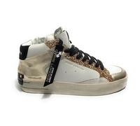 Sneaker donna Crime London Sk8 Deluxe Mid in pelle white D25CR01 21150AA7.10 41