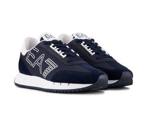 Sneaker EA7 Emporio Armani training tessuto/ pelle blu navy/ white unisex US24EA05 X8X101 37 1/3