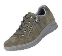 Sneaker - RIEKER - 59000-54 - Cuir velours - Zip - Talon compensé 4 cm 42