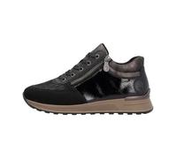 Rieker Bottines N1407 pour femme avec zip compensé 3,5 cm Noir 37
