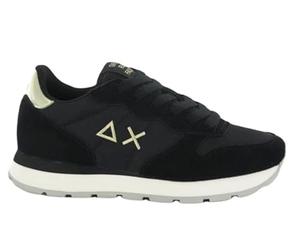 Sneaker running Sun68 Ally gold silver in suede/ nylon oro/ nero donna D25SU03 Z44202 38