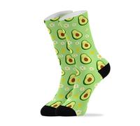 Sneaker Socks Fleurs D'Avocatier Chaussette Hautes Maintien Sec Chaussette De Course Activewear Ultra Douce Socquettes For Usage Quotidien Trail Ski 40Cm