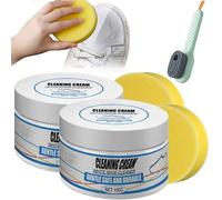 Sneaker Stain Cleaning Cream,2024 New White Shoe Cleaning Cream,Shoes Multifunctional Cleaning Cream,Stain Cleansing Cream for Shoe,Reusable Shoes Sneakers Cleaning (2)