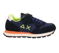 Sneaker Sun68 boy's Tom fluo pelle/ nylon blue navy Z25SU05 Z44302K 33