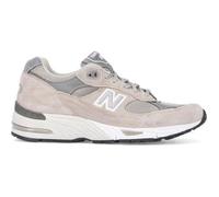 Sneakers 991 pour homme - NEW BALANCE - Cuir - Gris - Lacets 12