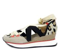 Sneakers à lacets - GIOSEPPO - Femme - Daim-Nubuck - Talon interne - Beige 37