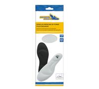 Sneakers Angels - Lot Semelles Mémoire De Forme Pour Sneakers 38-39 - Semelles Anatomiques Mousse - Face Respirante, Antichoc - Amorti Talon, Voûte Plantaire, Avant-Pied - Confort Quotidien - Gris