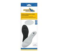 Sneakers Angels - Lot Semelles Mémoire De Forme Pour Sneakers 40-41 - Semelles Anatomiques Mousse - Face Respirante, Antichoc - Amorti Talon, Voûte Plantaire, Avant-Pied - Confort Quotidien - Gris
