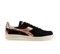 Sneakers B.ELITE W - DIADORA HERITAGE - Femme - Blanc - Noir-rose - Cuir - Lacets 36