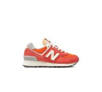 Sneakers basses - New Balance - Femme - Cuir - Lacets - Orange 42