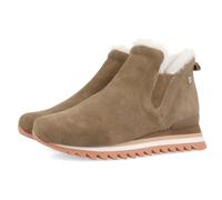Sneakers beige style bottine slip-on avec mini cale pour femme ECKERO
