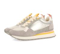 Sneakers Blancs avec détails Multicolores pour Femme Samoset, Argent métallique, 36 EU