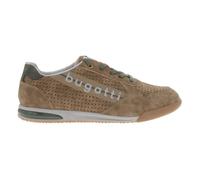 Sneakers - BUGATTI - Cuir - Beige et kaki - Lacets - Adulte 40