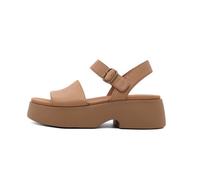 Sneakers - CAMPER - Gobi Crater/Tasha Crater - Femme - Cuir Marron - Semelle antidérapante 40