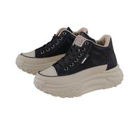 Sneakers Damen Modische Freizeitschuhe mit Dicker Sohle High-Top Plateau Laufschuhe Bequeme Schnür Schulschuhe Frauen Elevate Shoes Lässig rutschfeste Sportschuhe Atmungsaktive Walkingschuhe