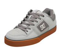 Sneakers DC Shoes PURE pour Hommes - En Cuir et Synthétique, Carbon Gum - 45 EU
