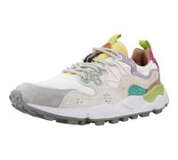 FLOWER MOUNTAIN Baskets femme YAMANO 3 Woman Suede/Nylon Col. Light Lilac White, Light Lilac White, 38 EU
