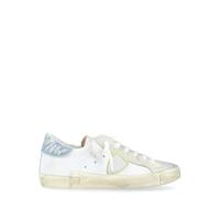 SNEAKERS Donna PHILIPPE MODEL PARIS PRLD VMP2 PRSX LOW VEAU METAL PAILLETES