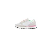 SUN68 Femmes Chaussures Ally Solid Nylon Code Z36201-01 Blanc, Blanc gris rose, 37 EU