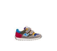 Sneakers En Cuir Et Tissu Sammy 3 Vl. Gris-bleu 32