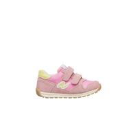 Sneakers En Cuir Et Tissu Sammy 3 Vl. Rose-jaune 22