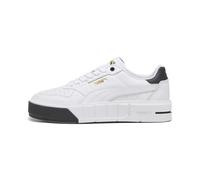 Sneakers en cuir PUMA Cali Court Femme, Chaussures, Blanc/Noir, 37.5 37.5