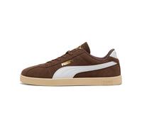 Sneakers En Daim Puma Club Ii, Chaussures, Flat Bronze/Blanc/Doré, 42 Flat Bronze,White,Gold