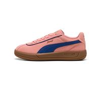 Sneakers En Daim Puma Club Klassika Femme, Chaussures, Rose Fruit/Blazing Bleu/Doré, 39 Pink Fruit,Blazing Blue,Gold
