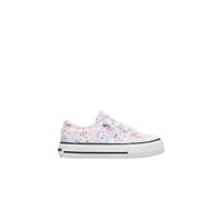 Sneakers En Tissu Ayasy. Blanc-lilas- 22